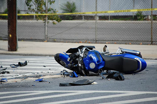 Motorcycle accident