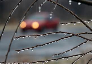 icy roads lead to accidents