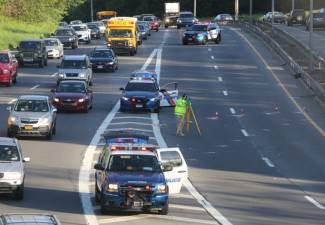 westchester police office crash